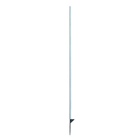 horizont Weidezaunpfähle long life Kunststoff weiß, Kunststoffpfähle 10 Stück, Höhe 171 cm, für alle Arten von Leitermaterial, mit Einzeltritt, Weidezaunpfahl Kunststoffpfahl Weidezaun Aufstellpfahl (10)