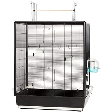 Savic 562304 Vogelheim Primo Open Empire, 80 x 50 x 115 cm, schwarz