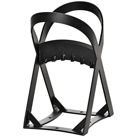 Outsunny Manueller Holzspalter aus Karbonstahl Brennholzspalter schnelles Brennholzspaltwerkzeug leicht zu bedienen für Campen Outdoor Schwarz 24,4 x 20,8 x 37,4 cm