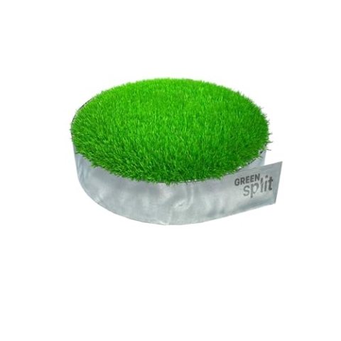 Green-Split Rasenkantenband Metall Alu/Zink | Rasenkanten | Beeteinfassung | Beetumrandung | Beetbegrenzungen (Länge 10m / Höhe 25cm)