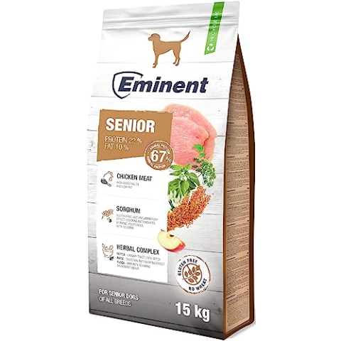 Eminent Senior | High Premium Hundefutter Gluntenfreie |Trockenfutter für Ältere Hunde Aller Rassen 15kg