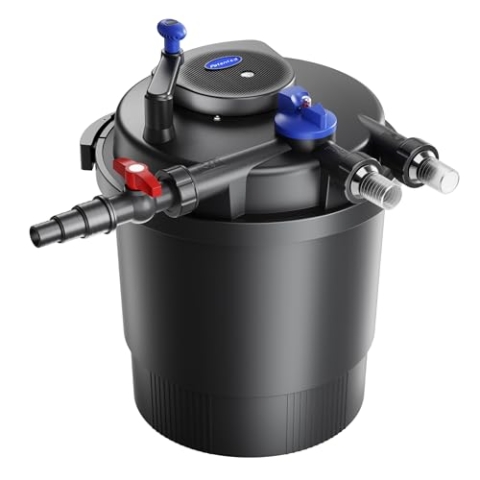 SunSun CPF-20000 Druckteichfilter 12.000 l/h / 36 W UVC Einheit, Teichdruckfilter für Teiche bis 40.000 Liter, Teichklärer, Filteranlage