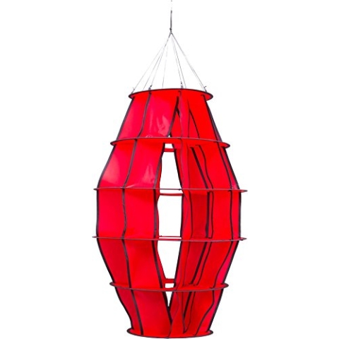 HQ Design Windspiration - Hoffmanns Lampion S, UV-beständige und wetterfeste Windspiel Deko für Garten, Terrasse und Balkon - L104cm, Ø: 48cm, inkl. Aufhängung
