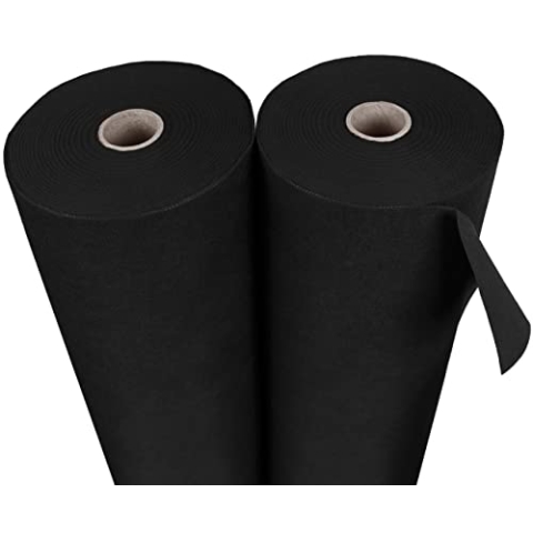 sarcia.eu Gartenvlies gegen Unkraut, Unkrautvlies Unkrautfolie Unkrautschutzvlies Schwarz 150g/m² mit hoher UV-Stabilisierung reißfest 1,6 m 100m