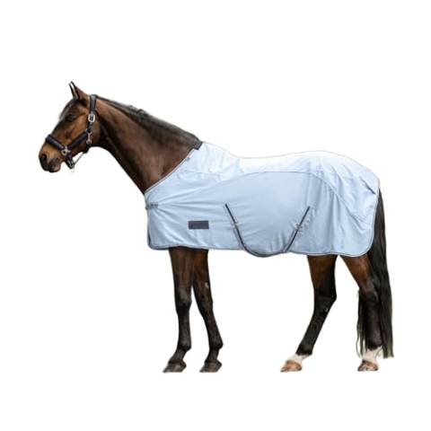 Waldhausen Regen-Fliegendecke Protect, hellblau/Nachtblau, 135 cm