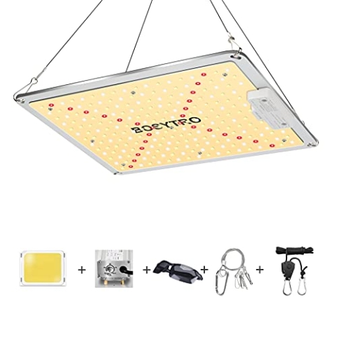 BOSYTRO LED Pflanzenlampe 1000W Grow Lampe vollspektrum pflanzenlicht und Dimmbarer Funktion LED Grow Light Wachstumslampe für Hydroponik Gemüse und Blumen Zimmerpflanzen