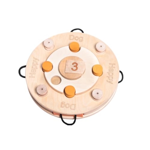 My Intelligent Dogs Birthday Cake Interaktives Hundespielzeug aus Holz Intelligentes Spielzeug für Hunde