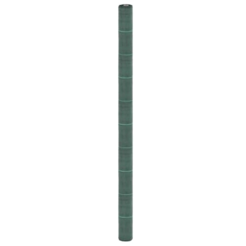 vidaXL Unkrautvlies, Gartenvlies gegen Unkraut, Unkrautfolie Wasserdurchlässig UV-stabilisiert, Unkrautflies Mulchfolie Bodengewebe, Grün 2x200m PP