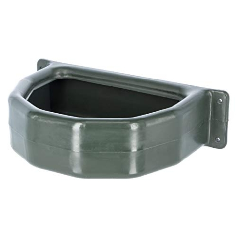 Kerbl 324825 Futtertrog Halbrund Kunststoff, Grün 125 ml (1er Pack)