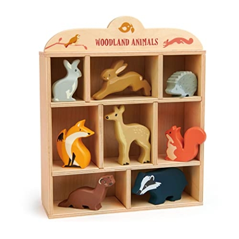 Set houten bosdieren in doos - Tender Leaf