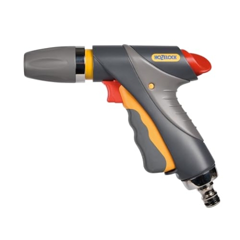 Hozelock Jet Spray Pro Sprühpistole, grau/gelb, 16 x 10 x 8 cm