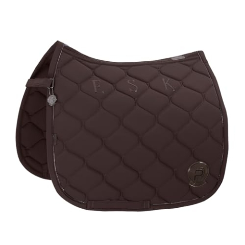 Eskadron Schabracke Platinum Softshell Emblem Dressur Dunkelbraun - Dressur Full/WB