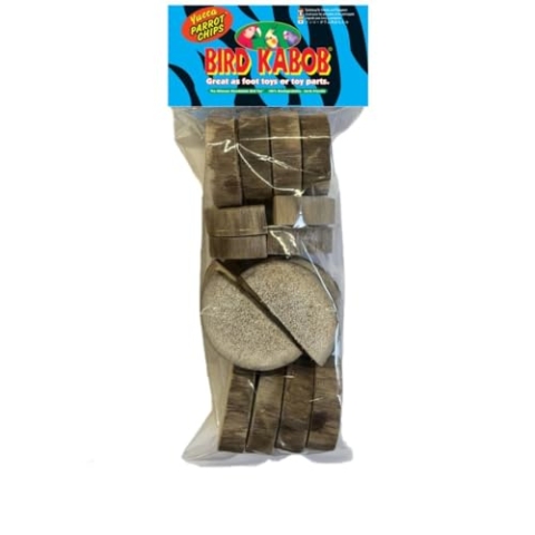 BIRD KABOB Natürliche Yucca Papageien-Chips (20 Stück)