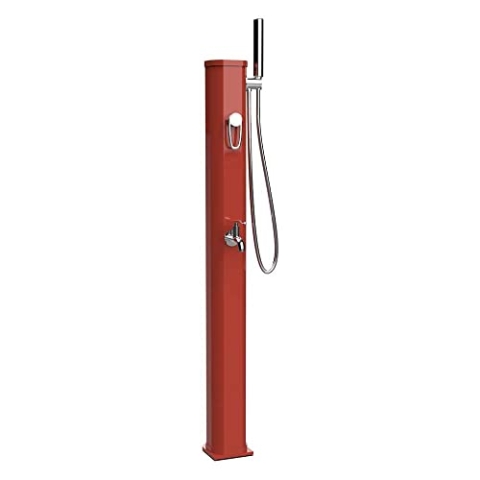 Formidra Recovera, Solardusche Jolly Go2 Ral3016 Terrakotta, Garten, Wasserausrüstung und Gartenwerkzeuge, Grässeläume, Gartenschauer, DS-JG141-3016