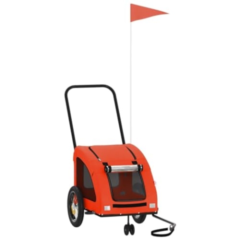vidaXL Fahrradanhänger Hund Fahrradanhänger Hunde Radanhänger