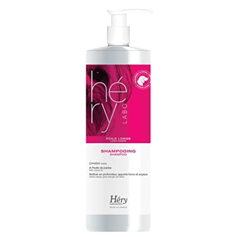 HERY Labo – 66010 – Shampoo für Hunde mit Jojobaöl – 1 l