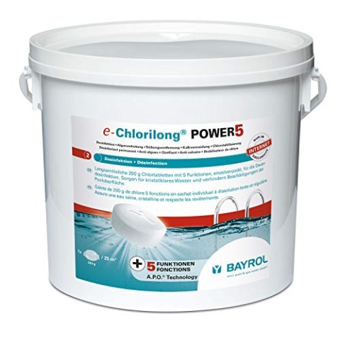 Chlore multifonctions Bayrol Chlorilong Power 5 fonctions - 5kg