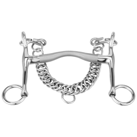 Sprenger SATINOX Pony Reitkandare 14 mm - Edelstahl rostfrei, 115 mm Weite