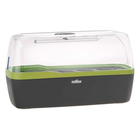 Romberg BoQube L Plus (Pflanzsystem, Farbe Weiß-Pflaume, PAK-frei, lebensmittelecht, mit Belüftung + LED Beleuchtung) 16294393