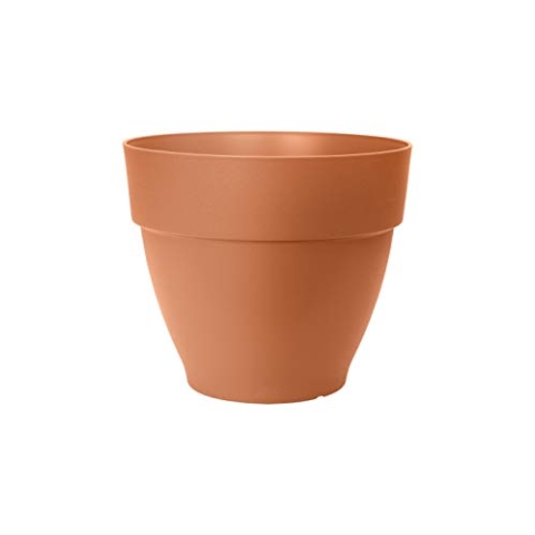 elho Vibia Campana Rund 55 - Blumentopf für Außen - Ø 54.5 x H 47.0 cm - Braun/Terra