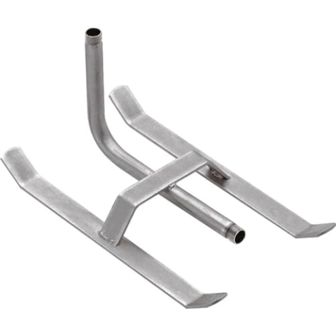 Geka 508010 Regnerschlitten 480 x 270 x 265 mm G 1 Zoll aus Stahl verzinkt, Silber, 18 x 8 x 13 cm