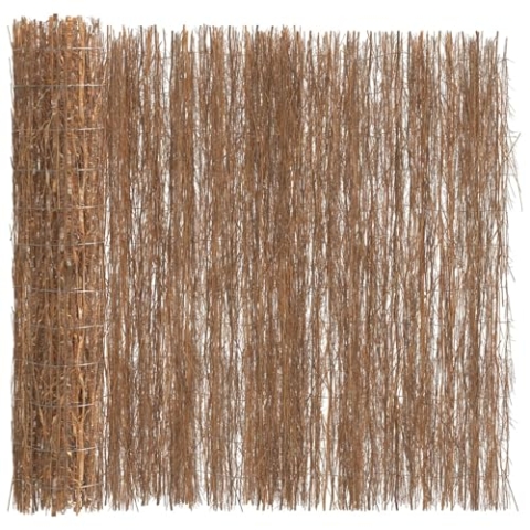 vidaXL Rustikales Schilfrohrzaunpanel 400 x 150 cm Robust UV-geschützter Außenzaun Natürliche ideale Lösung für Gärten Terrassen Sichtschutz Design Sichtschutzgarten