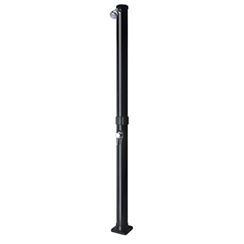 Gre AR1020P - Solardusche für den Außenbereich. Gartendusche aus schwarzem PVC, mit einem Fassungsvermögen von 20 Litern