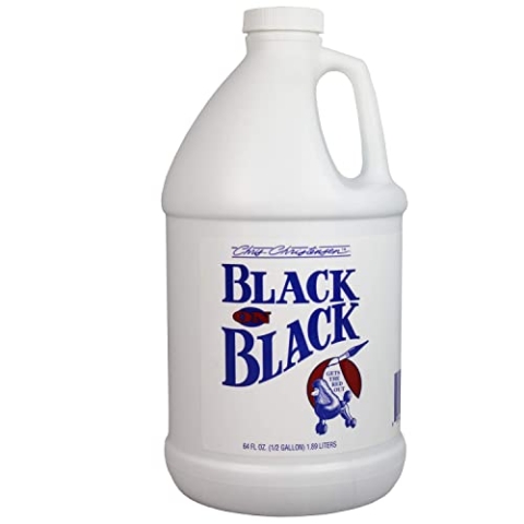 Chris Christensen Black On Black Shampoo - Professionelles Hundeshampoo für tiefes Schwarz und glänzendes Fell - Großzügige Vorratsgröße für langanhaltende Pflege, 1,89 l