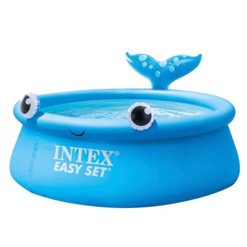 Intex 26102NP – Aufstellpool Easy Set Rund Wal, 880 L, PVC, Blau, 183x51 cm