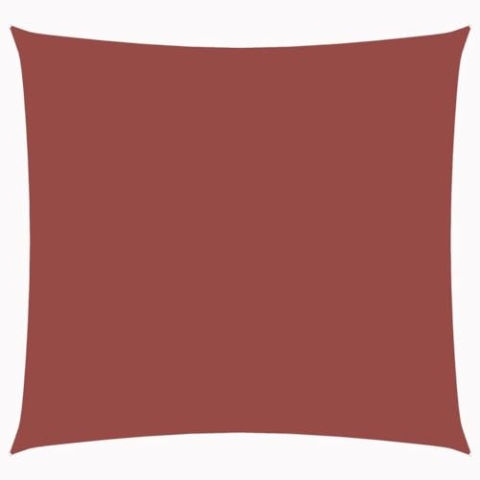 vidaXL Sonnensegel Quadratisch 3,6x3,6m Terrakotta Sonnenschutz Beschattung