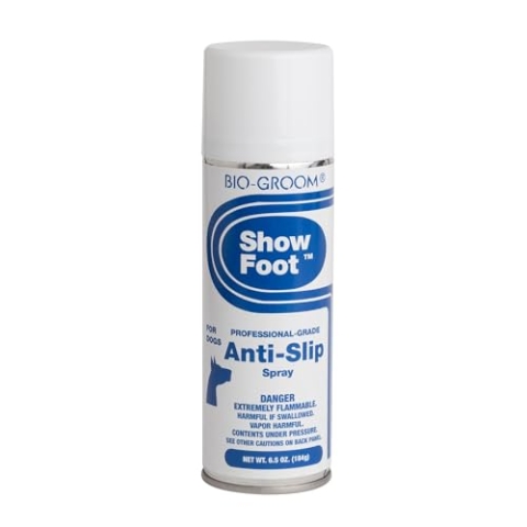 Bio-Groom - Show Foot Anti-Rutsch Spray - Anti-Rutsch Spray für Hundepfoten - Bietet Halt - Verhindert Ausrutschen bei nassem oder glattem Untergrund - Schnell trocknend - Nicht reizend - 184 g
