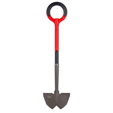 Radius Garden 22611 Root Slayer Carbon Stahl Rasenkantenstecher, Rot
