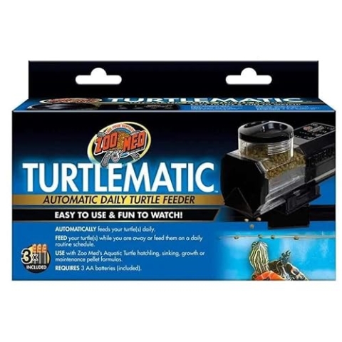 Zoo Med Turtlematic Automatic Daily Turtle Feeder Easy to Use & Fun to Watch
