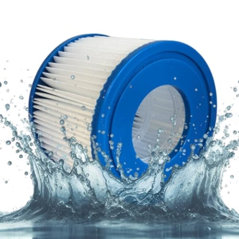 TronicXL Filter kompatibel mit Bestway TYP VI Gr vi Filterkartuschen für Lay-Z-Spa Miami Vegas Monaco BW58323 58239-6 Whirlpool Ersatzteil 60311 58323 (16 Stück)
