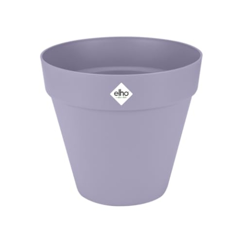 elho Loft Urban Rund 50 - Blumentopf für Außen - Ø 48.5 x H 44.5 cm - Lila/Lavendel Lila