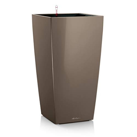 LECHUZA CUBICO Premium 30 taupe hochglanz 18214