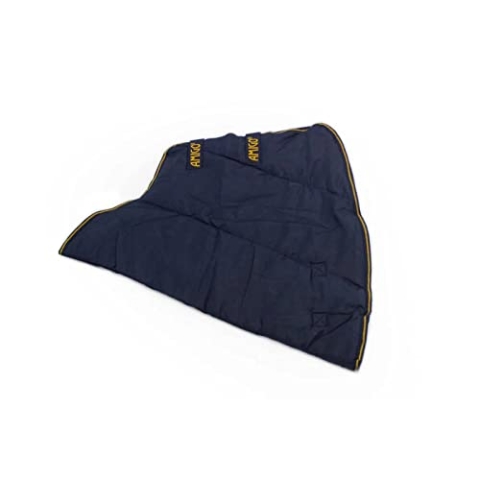 Pferdedecken Halsteil zur Winterdecke Horseware Amigo Bravo XL Original M 150g Füllung Navy with Navy & Gold