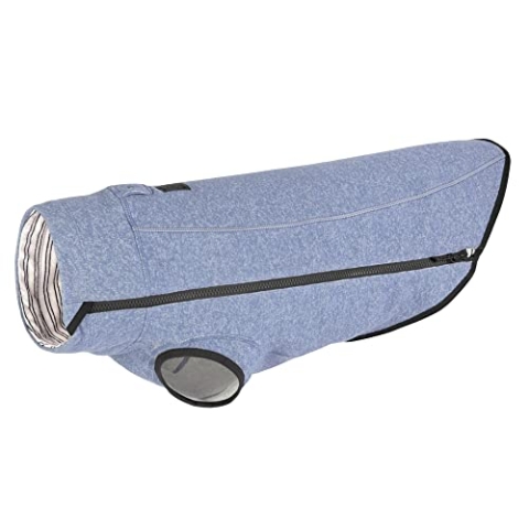 RUFFWEAR Hemp Hound Pullover für Hunde, Premium Hundepullover aus Bio-Baumwoll-Mischgewebe, leichtes & warmes Hunde-Sweatshirt, alle Rassen, Heliotrope Purple, XS