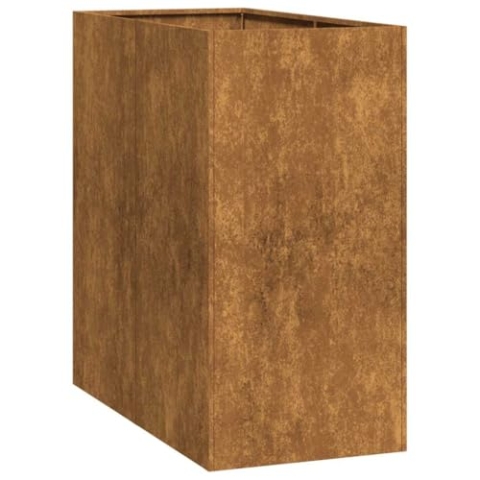 vidaXL Pflanzkübel Rostig 40x80x80 cm Wetterfester Stahl, Pflanztopf, Pflanzenständer, Hochbeet, Pflanzgefäßständer, Pflanzentablett, Gartenpflanzer