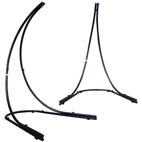AMANKA Bis 150kg: 210cm Hängesessel Gestell Outdoor - XL Ständer für Hängesessel - Balkon Gestell für Sitzsack Garten Hängesessel Gestell Ständer für Hängesitz Hängekorb Gestell Ständer für Hängestuhl