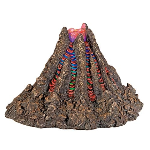 Nobby Aqua Ornaments VULKAN mit LED, 22,7 x 19,5 x 14,5 cm, 1 Stück