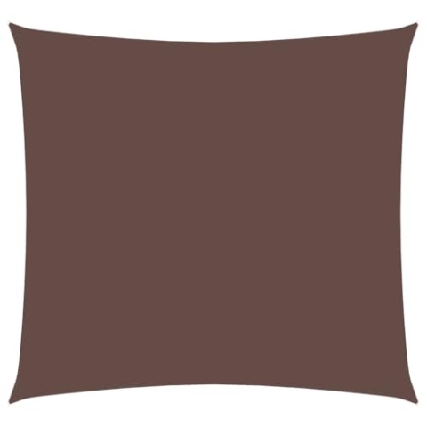 vidaXL Sonnensegel Wasserfest Sonnenschutz Windschutz Sonnendach UV Schutz Garten Terrasse Balkon Oxford-Gewebe Quadratisch 4,5x4,5m Braun