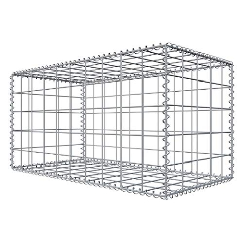 Niederberg Metall Gabione 100x50x50 Steingabione MW 10x10 Gitterkorb Steinkorb