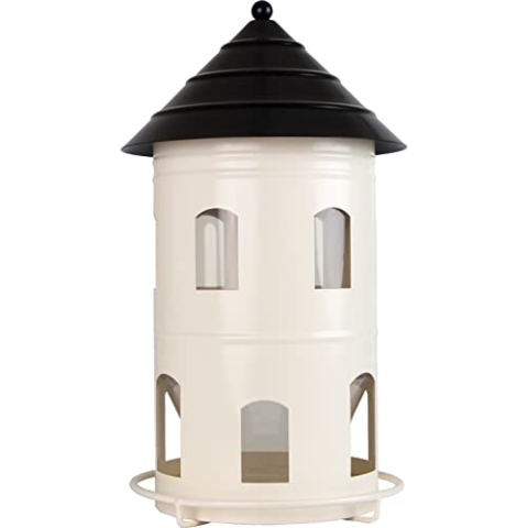 Wildlife Garden WG328 Gigant Futterstation Weiss - Vogelfutterhaus aus Metall
