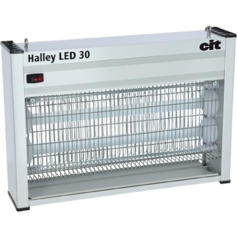 Kerbl elektrischer Fliegenvernichter Halley LED 30, hohe Insektenanziehungskraft, blau 299991