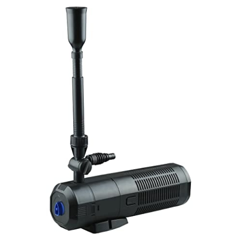 BluGarda BluFilter 2009-3-in-1 Teichpumpe mit Filter - Teichfilteranlage & UV-C Filter - Für Fischteich & Kleine Teiche - Filterpumpe Komplettset - 2.000 L/h - 9W UVC Klärer Lampe
