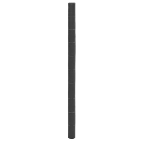 vidaXL Unkrautvlies, Gartenvlies gegen Unkraut, Unkrautfolie Wasserdurchlässig UV-stabilisiert, Unkrautflies Mulchfolie Bodengewebe, Schwarz 2x50m PP