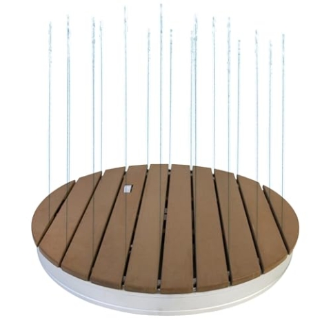 Summer Fun Outdoor Gartendusche Bodendusche, rund Ø 74 cm, mit Gartenschlauchanschluß