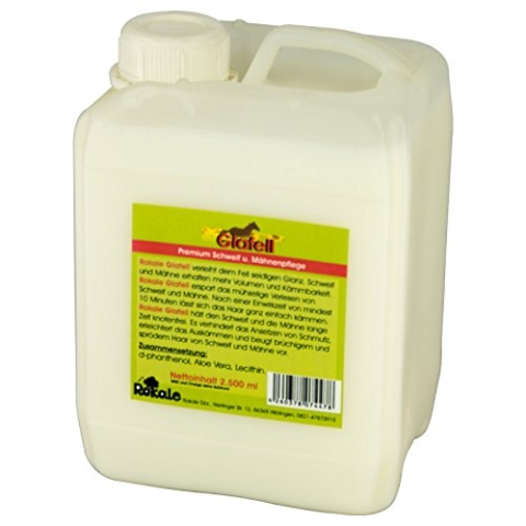 Rokale Glafell - Zur Schweif- und Mähnenpflege, kein Verknoten der Mähne, Fellpflege (2500 ml)