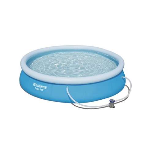 Bestway Fast Set Pool mit Filterpumpe, 366 x 76 cm, blau